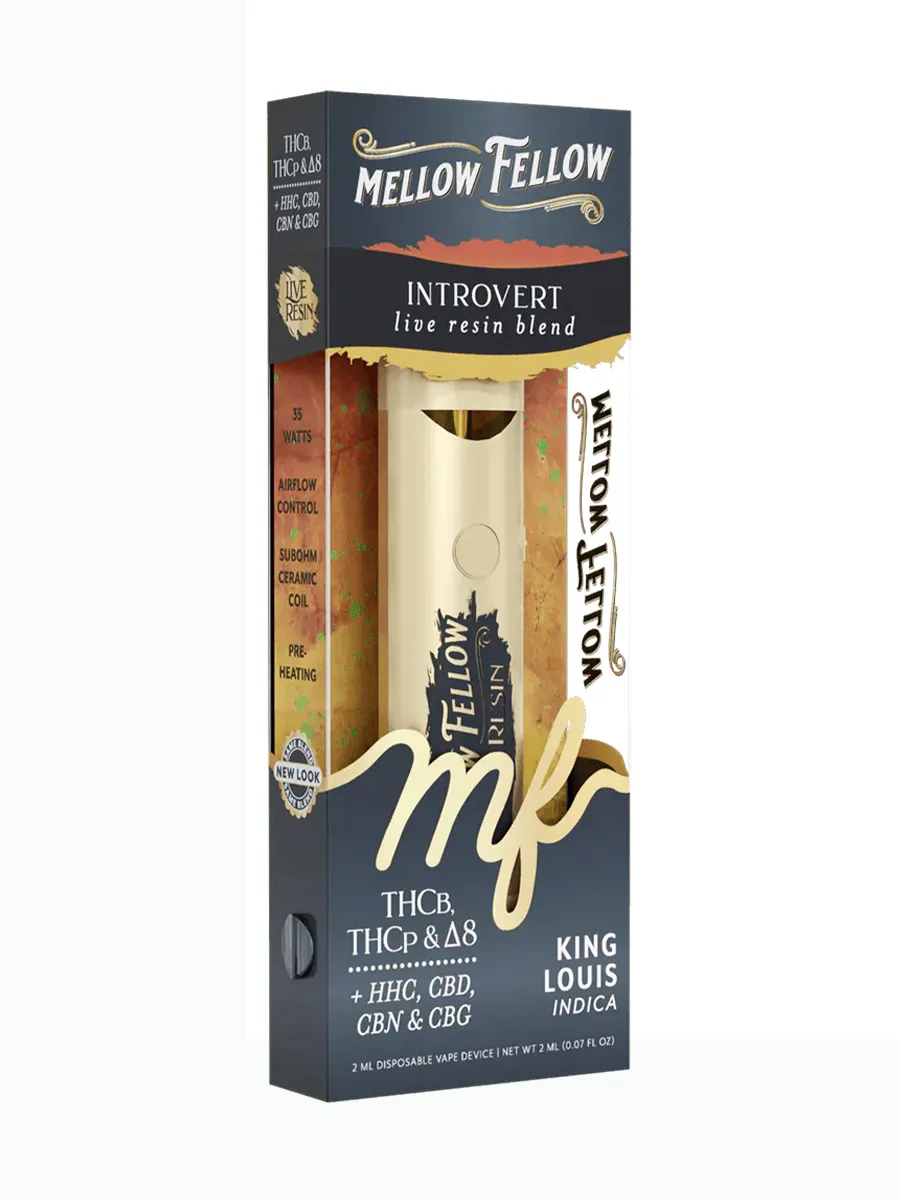 King Louis Mellow Fellow Introvert Live Resin Blend Disposable 2ml