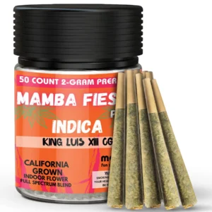 King Luis XIII OG Mamba Fiesta Full Spectrum Blend Pre-Roll 50ct x 2G