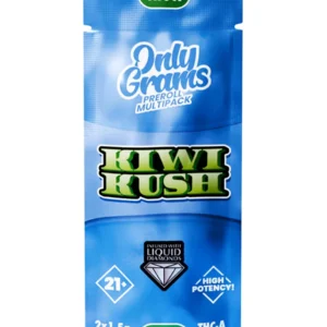Kiwi Kush Only Grams THCA Multipack Pre-Roll 2×1.5G