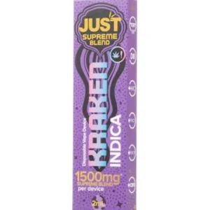 Kraken Indica Just Delta Supreme Blend Live Resin Vape 1.5G