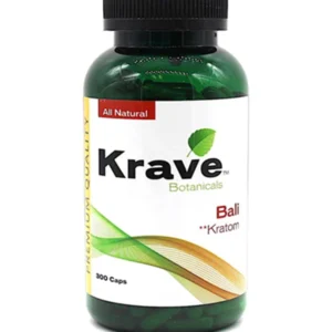 Krave Botanicals Bali Kratom Capsules 500ct
