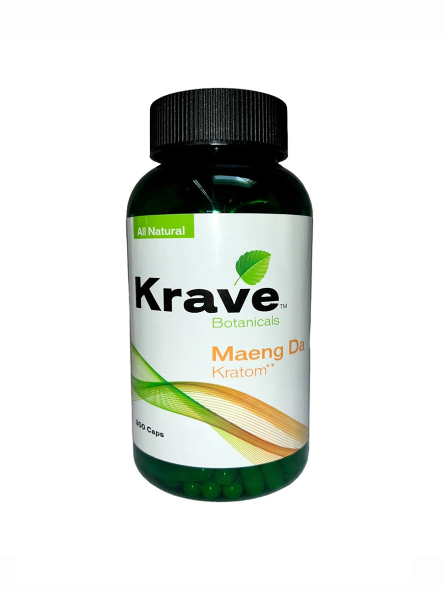 Krave Botanicals Maeng Da Kratom Capsules 300ct