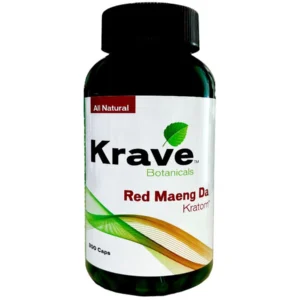 Krave Botanicals Red Maeng Da Kratom Capsules 300ct