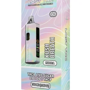 Kush Breath Lost THC D9+D6+THCP+THCA Live Sugar Rechargeable Disposable 7500MG