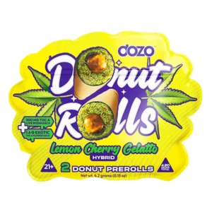Lemon Cherry Gelato Dozo Donut Pre-Rolls x2 4.20G