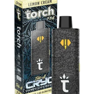 Lemon Cream Torch CRYO THC-A Live Resin Disposable 7.5g
