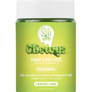 Lemon Lime Sili x URB THCP | D9 | HTE Vegan Gummies 9000mg 30ct