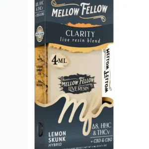 Lemon Skunk Mellow Fellow Clarity Live Resin Blend Disposable 4ml