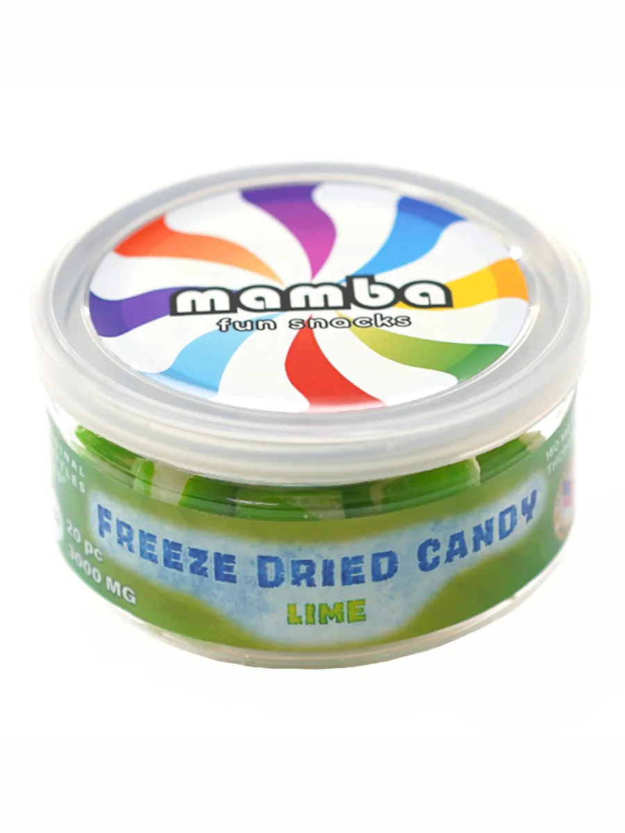 Lime Mamba Fun Snacks THCA | THCP Gummies 3000mg