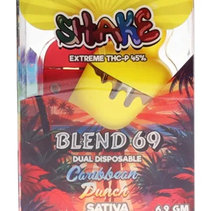 Lime Sherbert Punch X Caribbean Punch Shake Extreme THC-P Blend 69 Dual Disposable 6.9 G