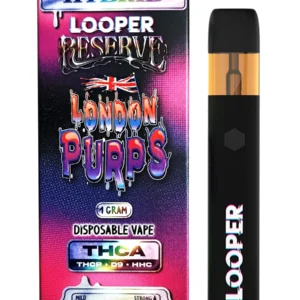 London Purps Looper Reserve THCA Disposable 1G