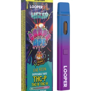 Grape Ape Looper XL Lifted Series THC-P+THC-B+THC-H Vape 3G