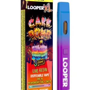 Cake Bomb Looper XL Lifted Series THC-A+11-hydroxy-THC+THC-P Vape 3G