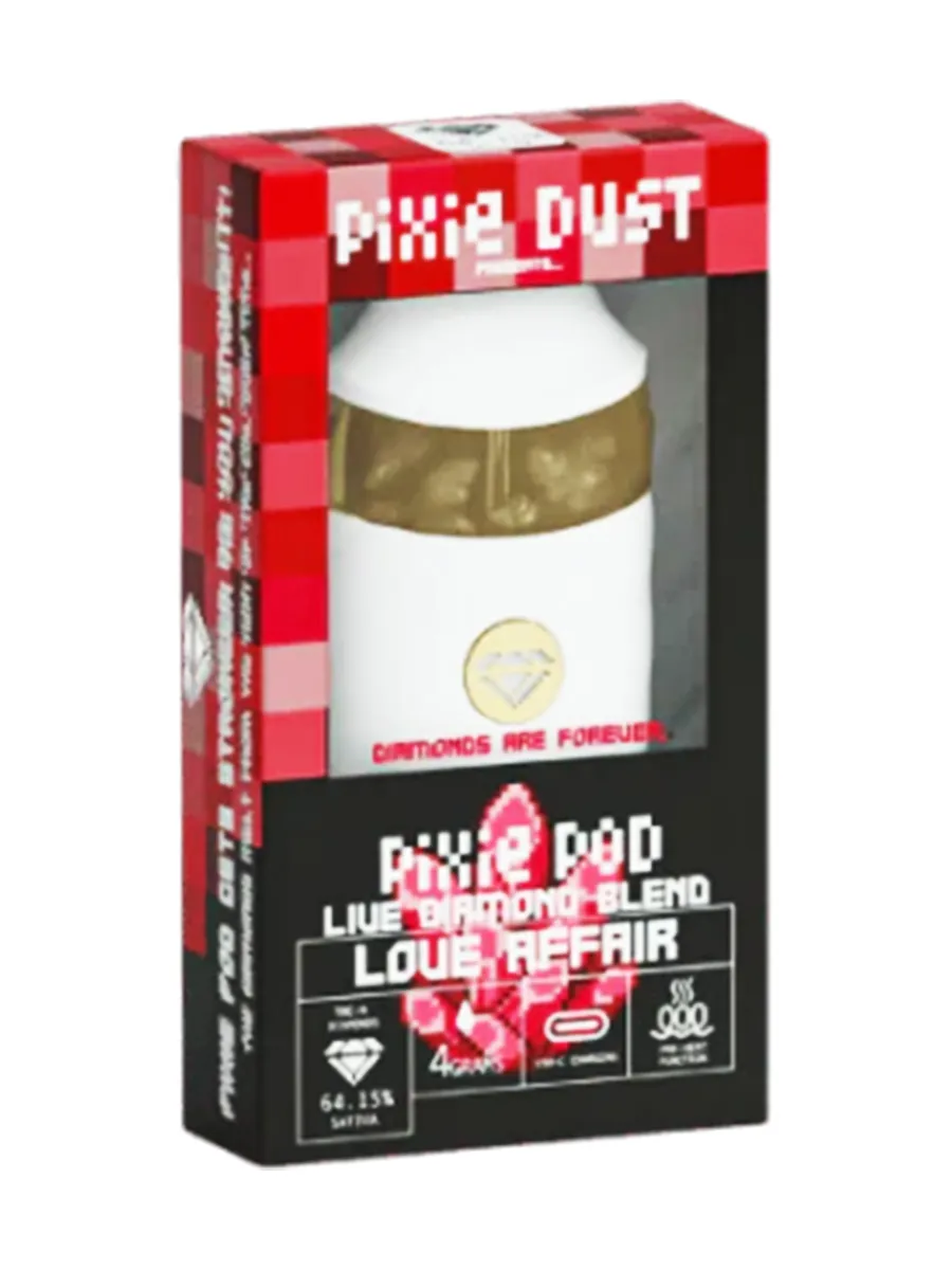 Love Affair Pixie Dust Pod THCA Live Diamond Blend Disposable 4G