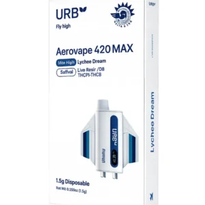 Lychee Dream URB Aerovape 420 Max Mile High Blend Disposable 1.5G