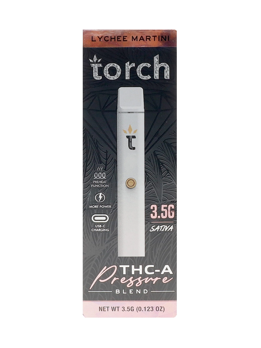 Lychee Martini Torch THC-A Pressure Blend Disposable 3.5G