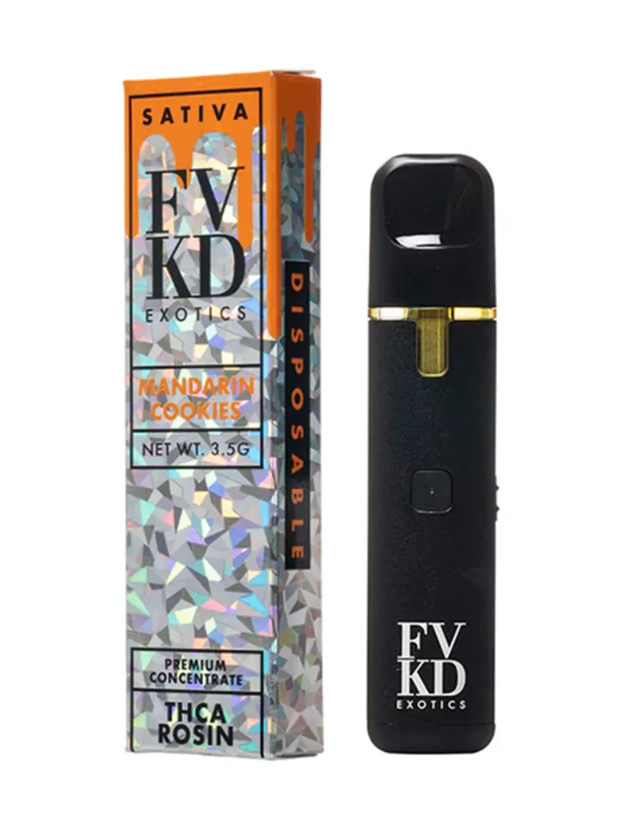 Mandarin Cookies FVKD Exotics THC-A Rosin Disposable 3.5G