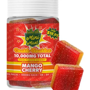 Mango Cherry Hidden Hills Mini Mart Double Troublez Gummies 10ct 10G