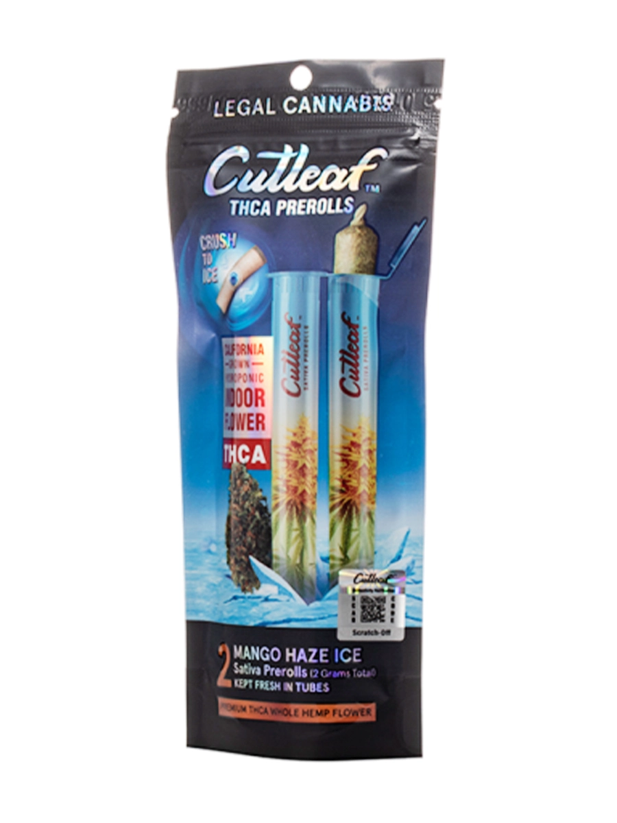 Mango Haze Ice Cutleaf THC-A Pre Rolls 2G