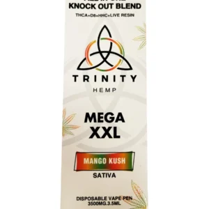 Mango Kush Trinity All In One Knockout Blend Mega XXL Disposable 3.5G
