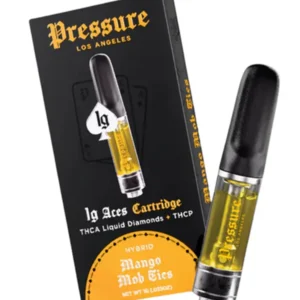 Mango Mob Ties Pressure LA Aces THCA+THCP Cartridge 1G