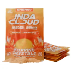 Mango Tangerine Day Time IndaCloud Delta 9 THC Popping Crystals 25MG