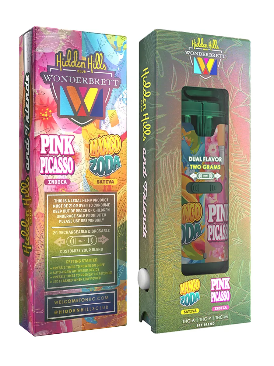 Mango Zoda x Pink Picasso Hidden Hills & Friends Dual Flavor Disposable 2G - Image 2
