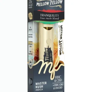 Master Kush Mellow Fellow Tranquility Live Resin Blend Disposable 2ml