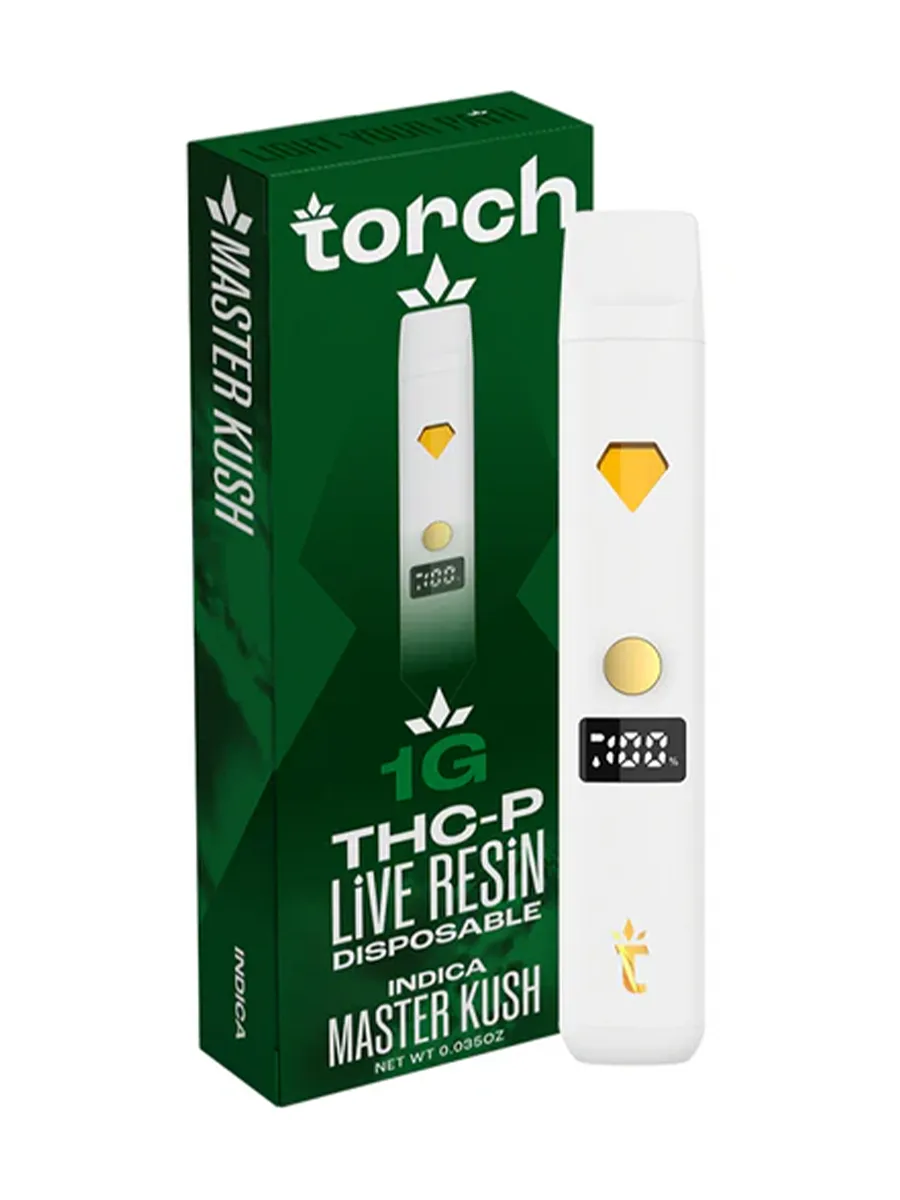 Master Kush Torch THC-P Live Resin Disposable 1G