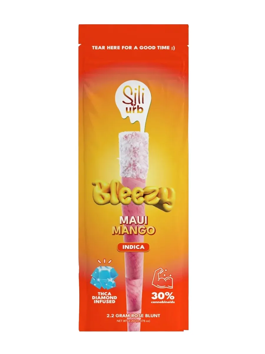 Maui Mango Sili x URB Bleezy THCA Diamond Infused Rose Blunt 2.2g