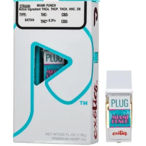 Miami Punch PLUGPlay Exotics Pods With Premium Hemp Oil Cart 1ml