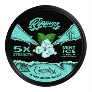 Mint Ice Cannadips 5X THCP Infused Pouches 15ct 112.5MG