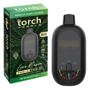 Miracle Alien Cookies Torch Pebble Live Resin Disposable 6G