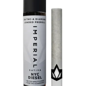 NYC Diesel Imperial THCA Diamond Loaded Pre-Roll 2G