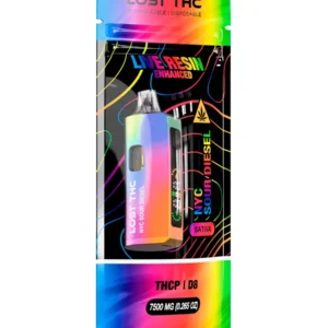 NYC Sour Diesel Lost THC Rainbow Edition THCP | D8 Live Resin Disposable 7500MG