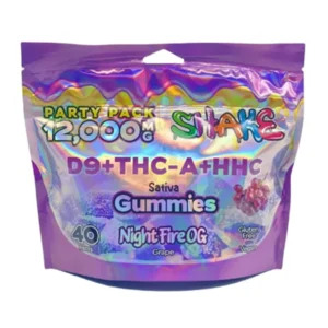 Night Fire OG Shake Party Pack Gummies 12000MG