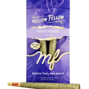 Nightshade Mellow Fellow Exotic THCA Pre-Roll 2ct 2G