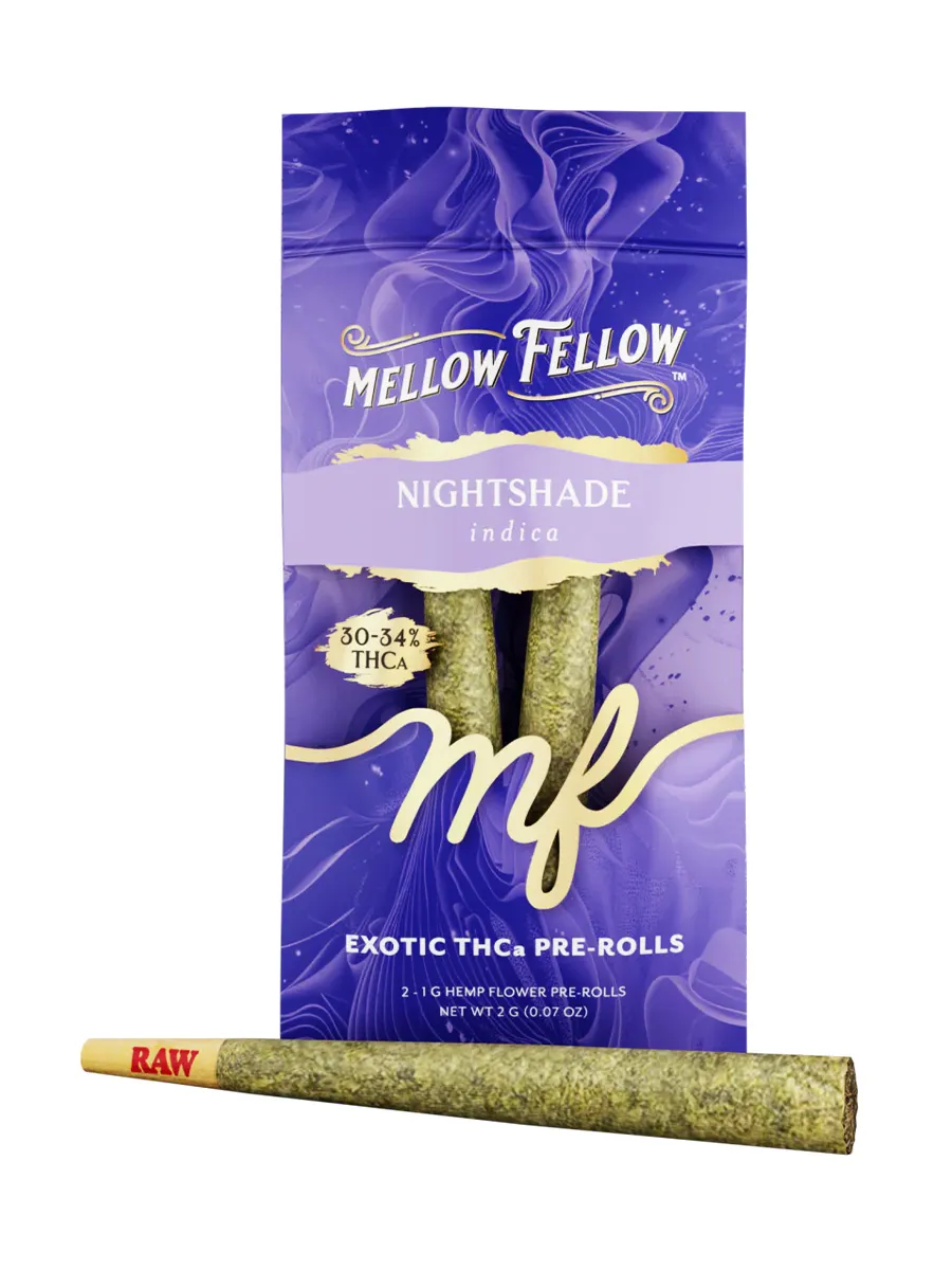 Nightshade Mellow Fellow Exotic THCA Pre-Roll 2ct 2G