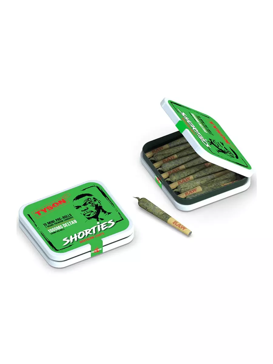Northern Lights Tyson 2.0 Shorties Delta 8 Pre-Rolls 7G - Image 2