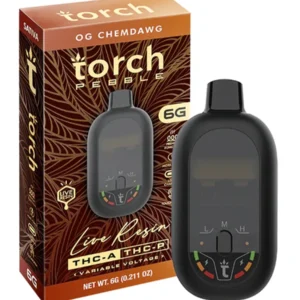 OG Chemdawg Torch Pebble Live Resin Disposable 6G