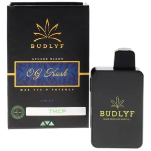 OG Kush Budlyf Apogee Blend Max THC-P Potency Disposable 5G