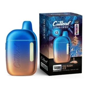 OG Kush Ice Cutleaf Live Rosin Disposable Vape 5G