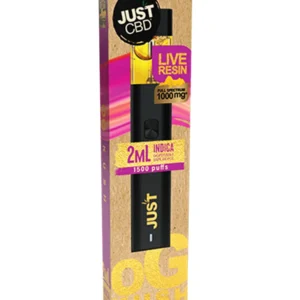 OG Kush Just CBD Live Resin Disposable Full Spectrum Vape Device 1000mg