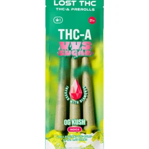 OG Kush Lost THC THC-A VVS Sugar Diamond Infused Pre-Roll 3ct
