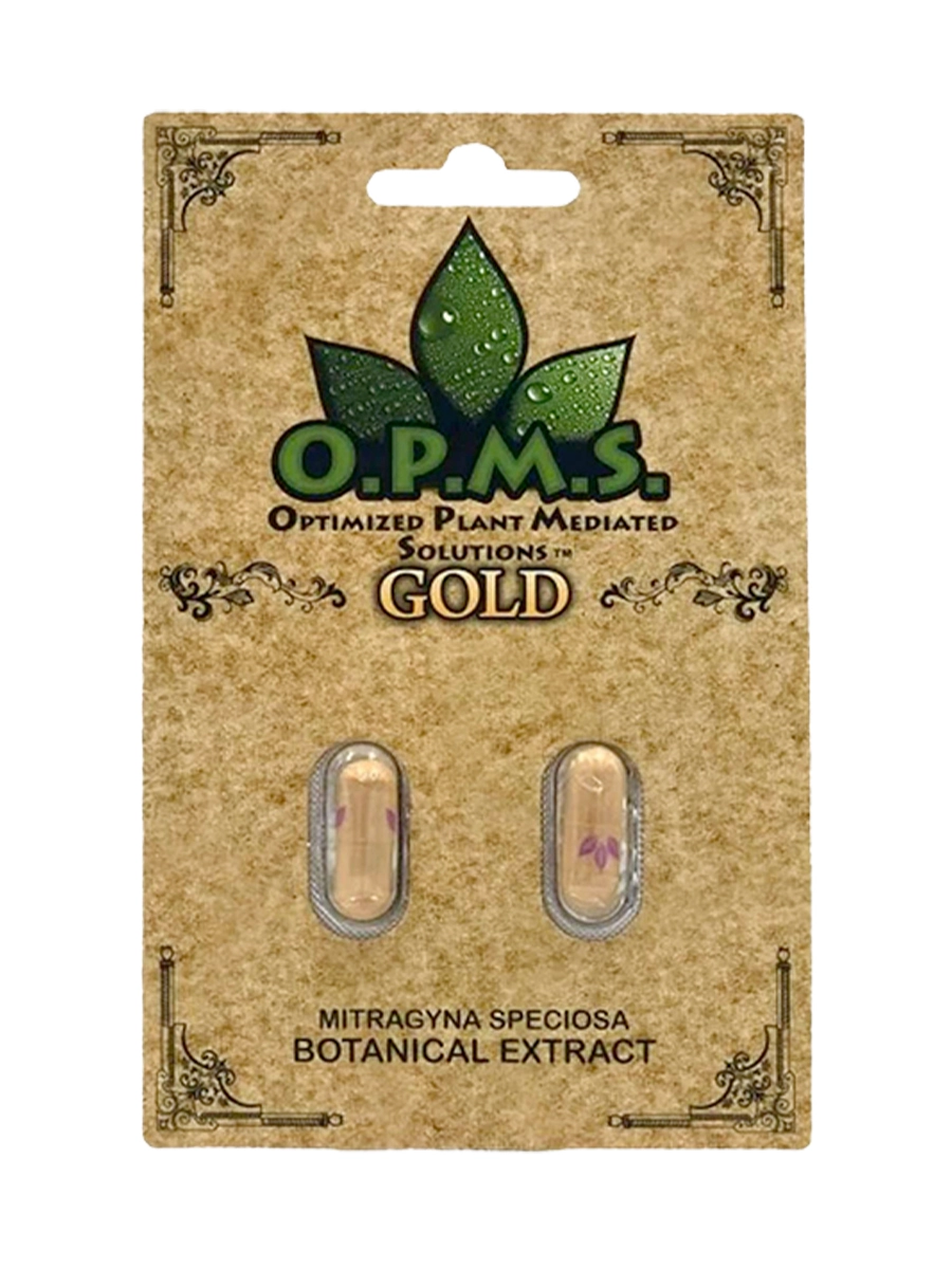 OPMS Gold Mitragyna Speciosa Kratom Capsules - Image 2