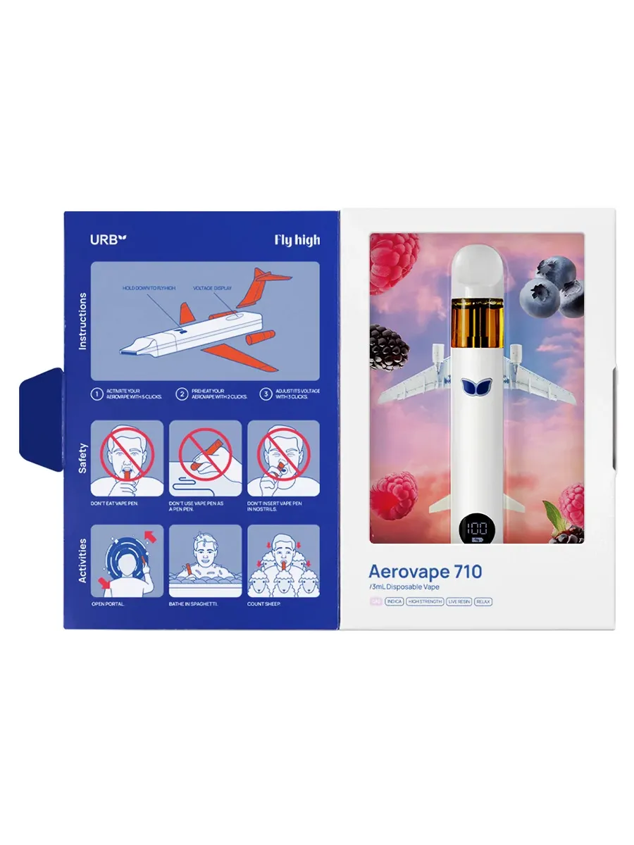 Gas Berry URB Aerovape 710 Relax Disposable 3G - Image 2