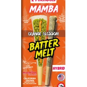 Orange Blossom Mamba Batter Melt Full Spectrum Blend Pre-Roll 2ct 2.5G