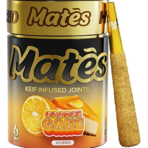 Orange Cake Muha Meds Mates Keif Infused THCA Joints 3G