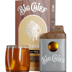 Orange Elixer Big Chief Live Resin THC-A+THC-P Disposable Vape 3G