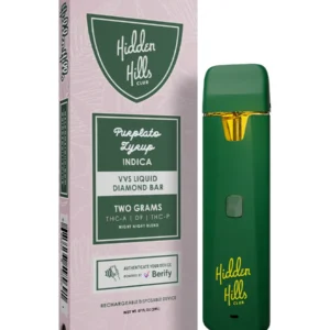 Purplato Zyrup Hidden Hills VVS Liquid Diamond Disposable 2G